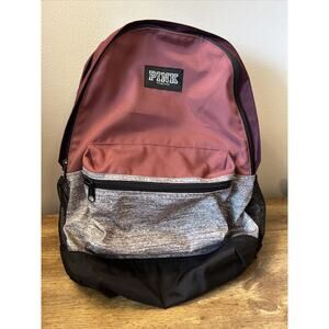 PINK Victoria's Secret Campus Backpack Black Grey Chalk Pink Large Zippered